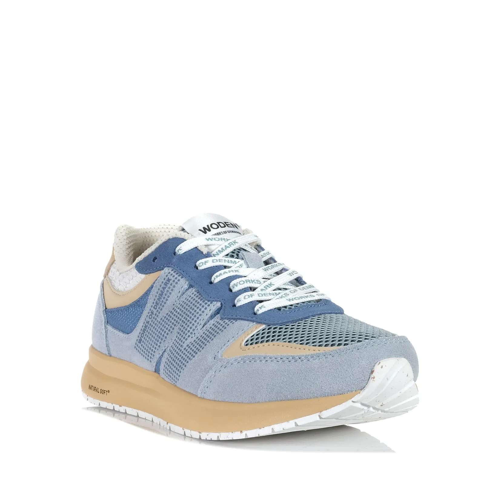 Woden Rigmor Open Mesh Ice Blue Comfort Edge