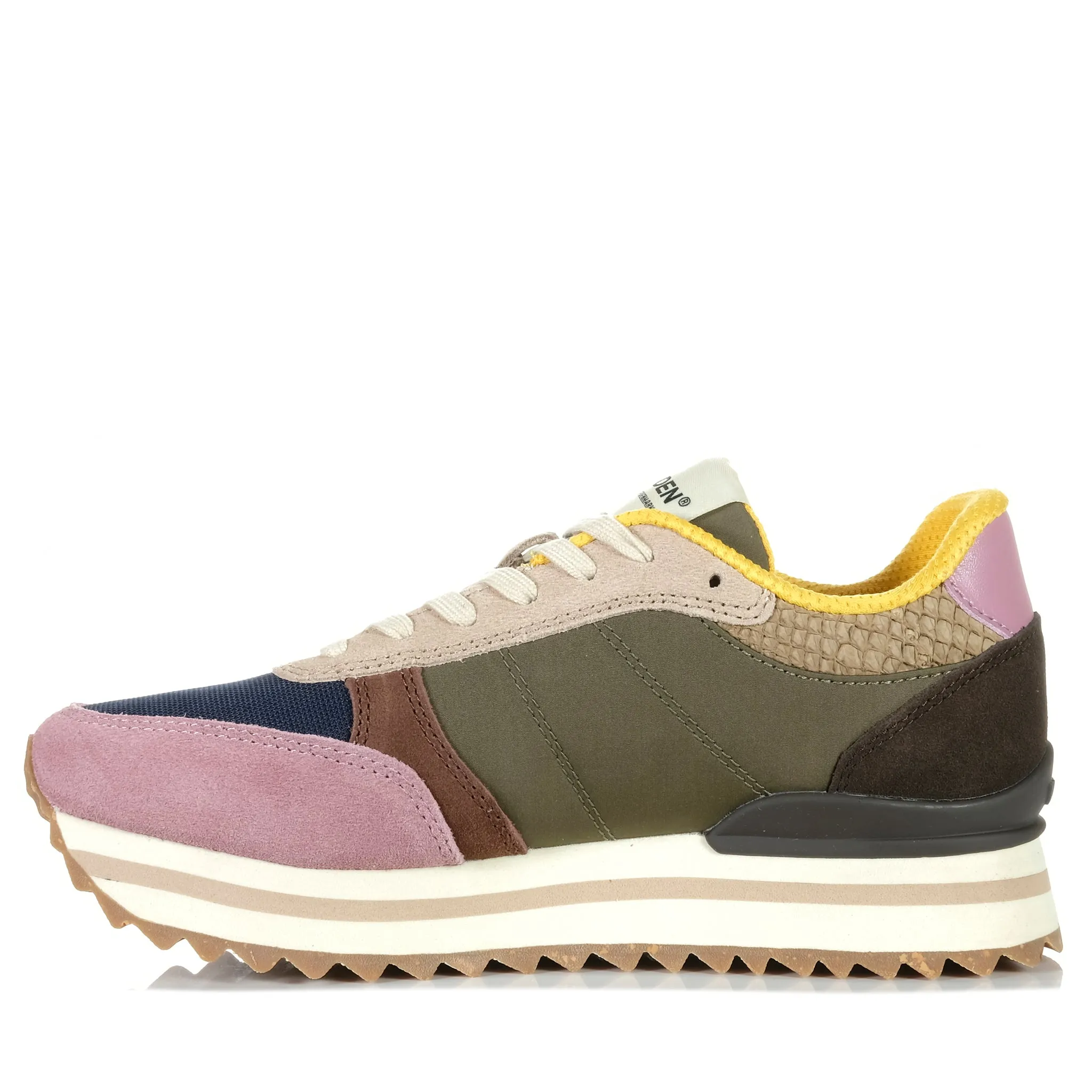 Woden Ronja Plateau Dark Algae Multi Street Wear