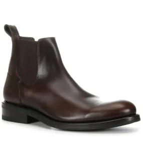 Wolverine BLVD Chelsea Mens Brown Leather Upper Heavy Duty Support