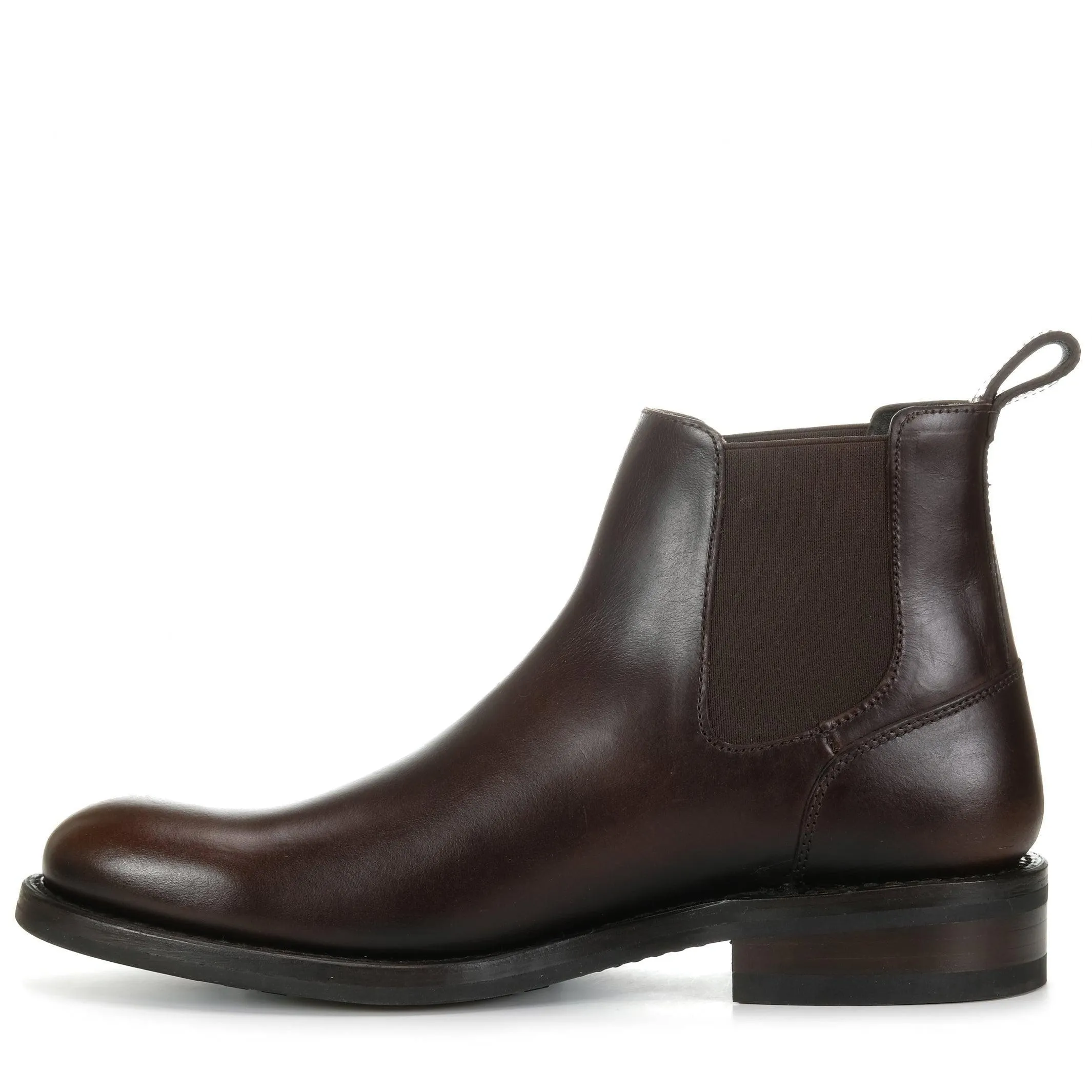 Wolverine BLVD Chelsea Mens Brown Elastic laces