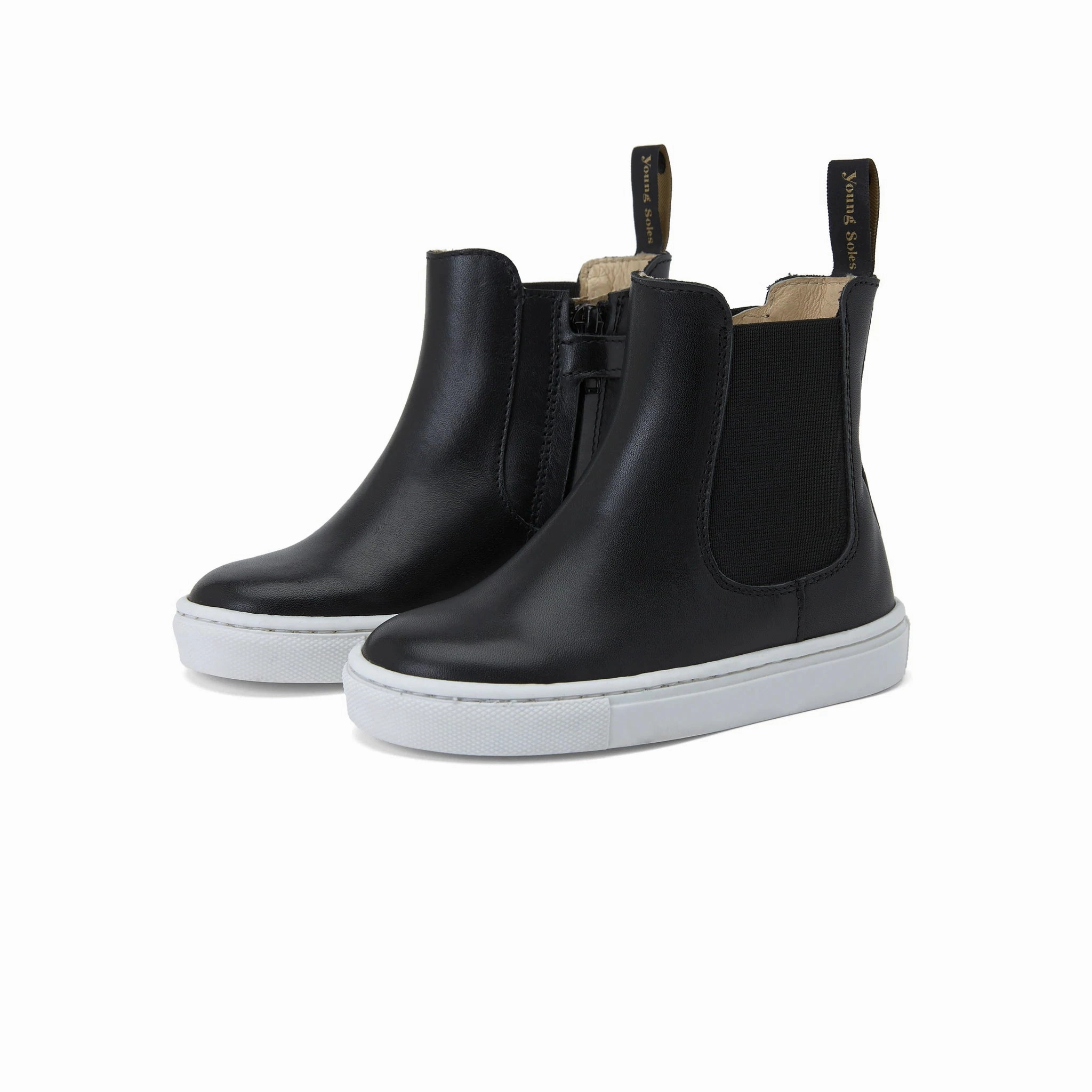 Young Soles Ringo Chelsea Boots - Black Anti-Slip Sole