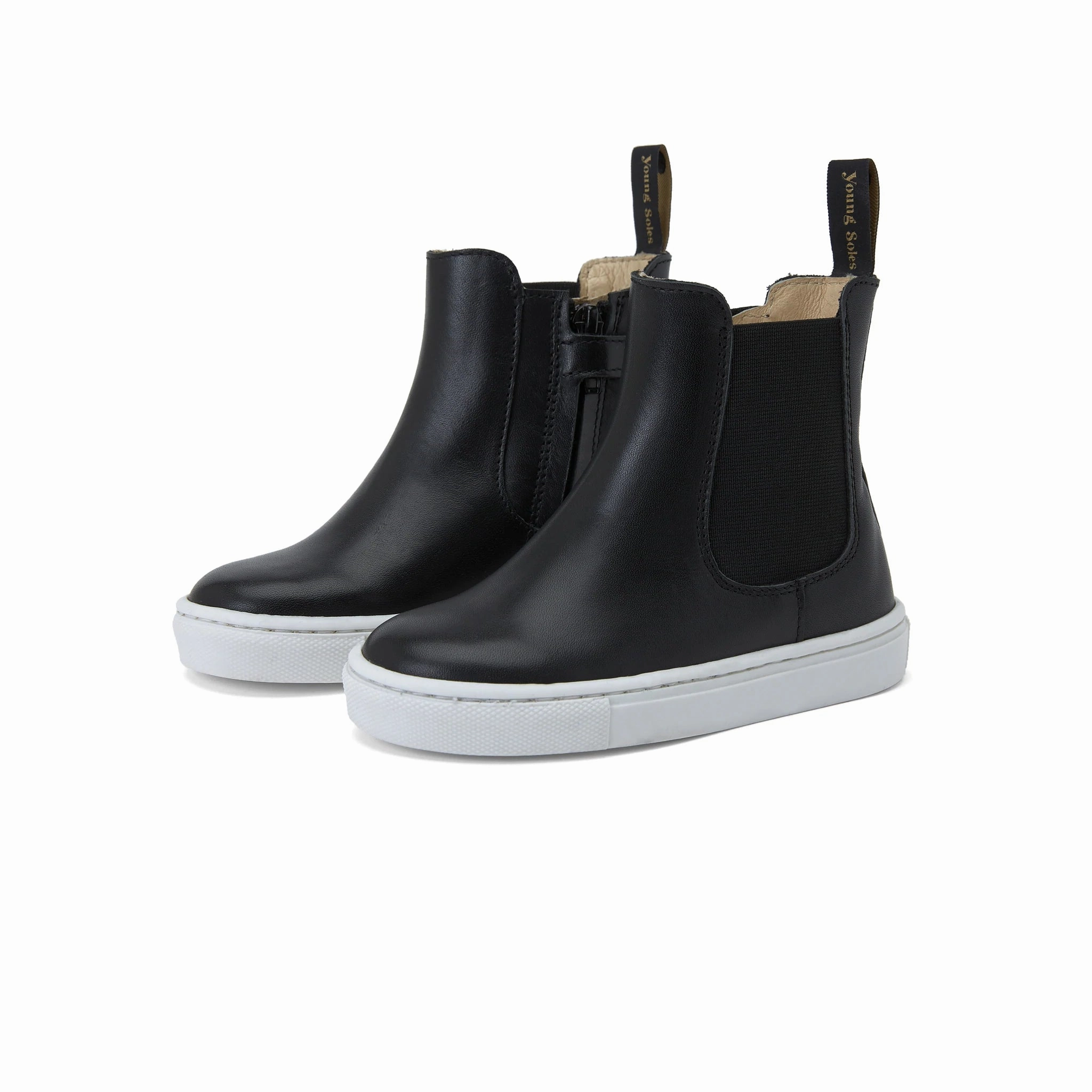 Young Soles Ringo Chelsea Boots - Black Anti-Slip Sole