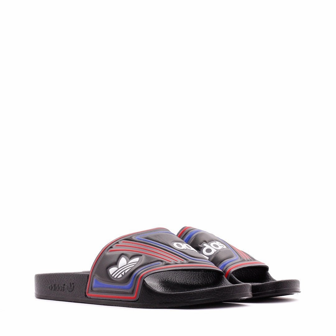 Zipper Closure Adidas Originals Adilette Black Blue Men EE6177